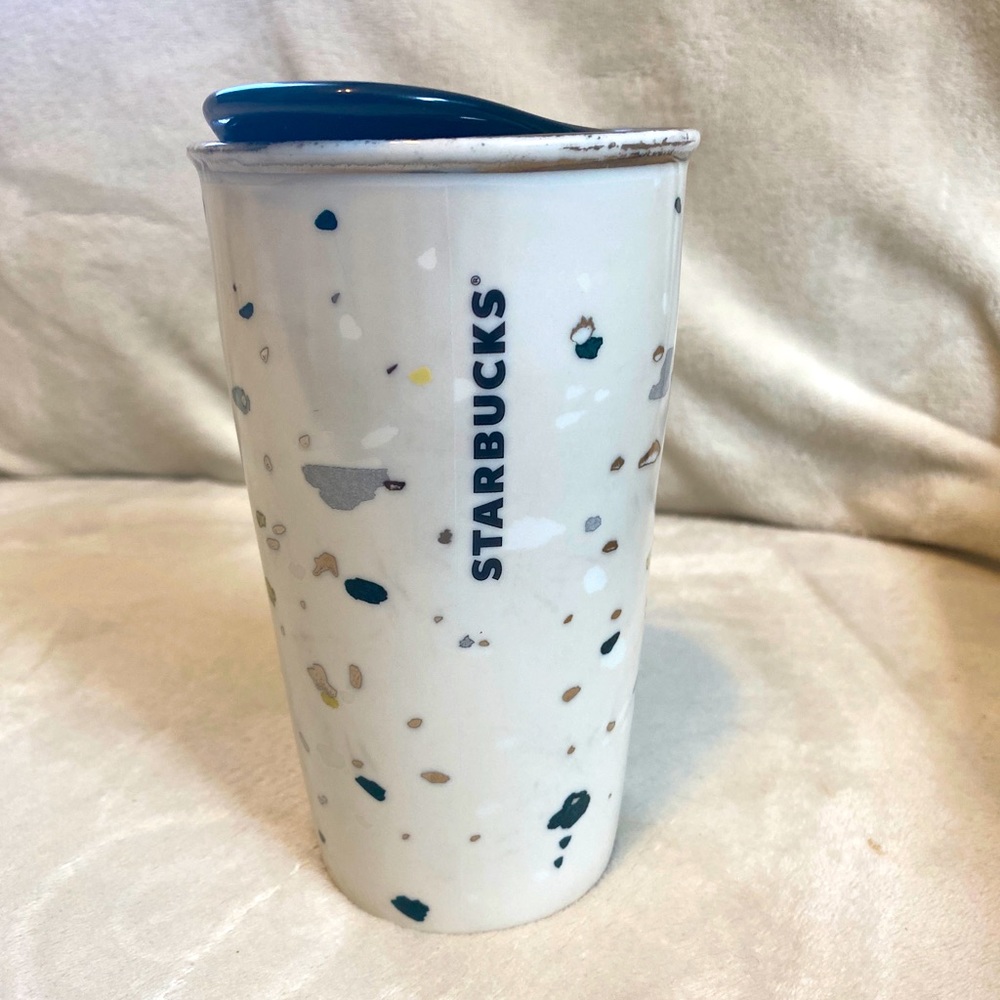 Starbucks 2014 Metallic Flecks Ceramic Tumbler